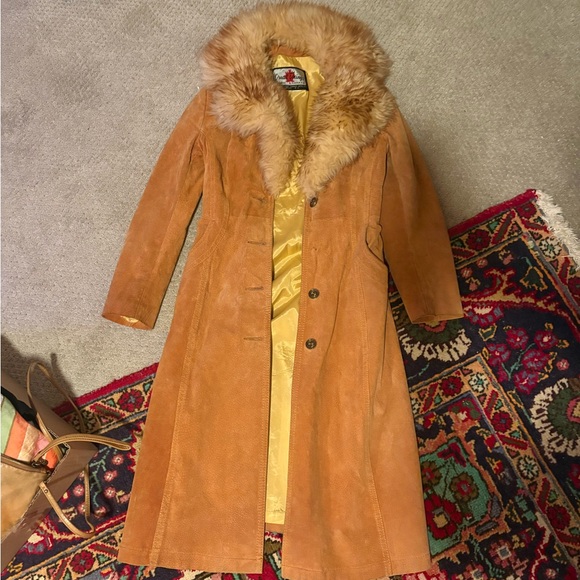 Vintage Penny Lane Coat with Fur Collar - Picture 13 of 13